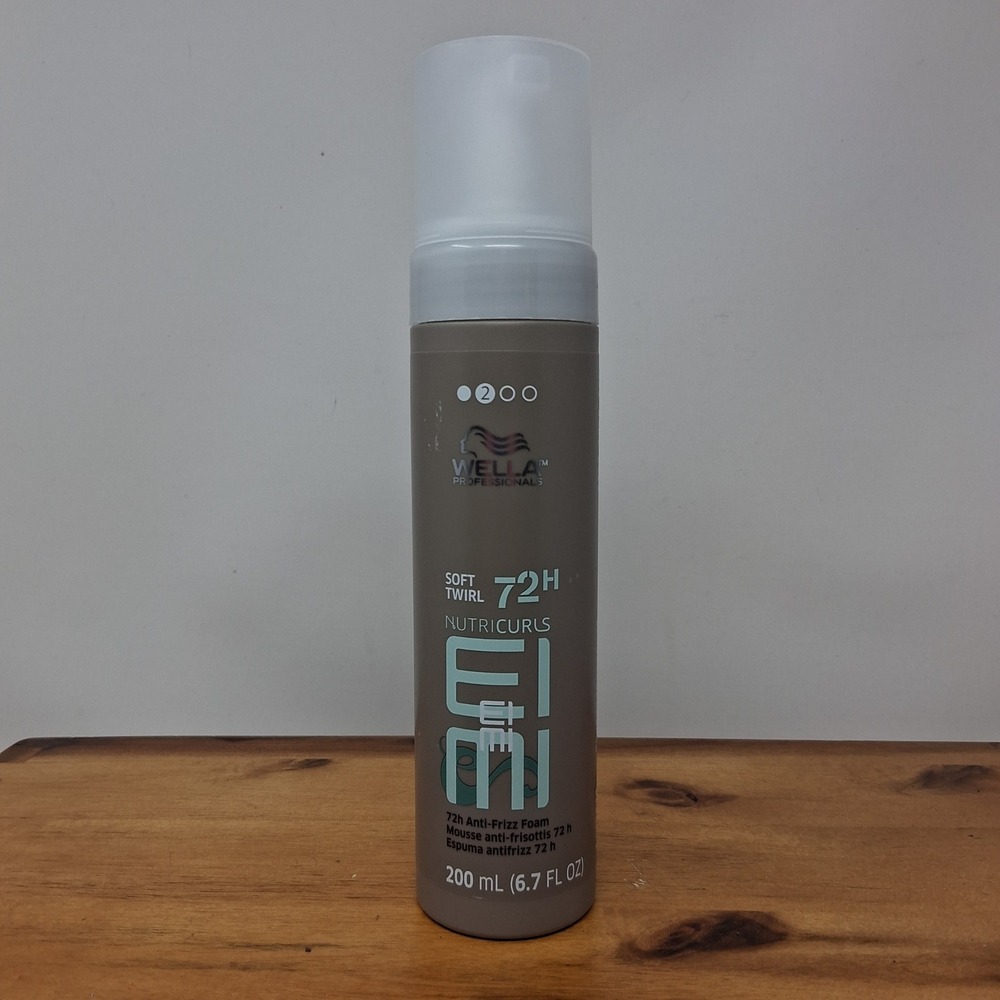 Wella EIMI Nutricurls Soft Twirl 72h Anti-Frizz Foam 6.7oz Hold Level 2 Mousse